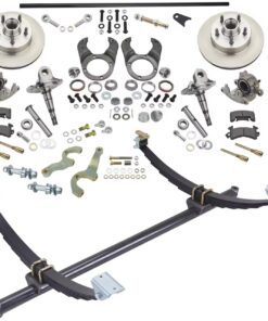 46 In Gasser Ford Axle/Spindle/Brake Kit 5 on 4-1/2 Mopar Bolt Pattern