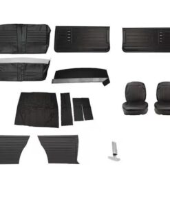 Complete Interior Upholstery Kit, 1967 Chevelle, Black