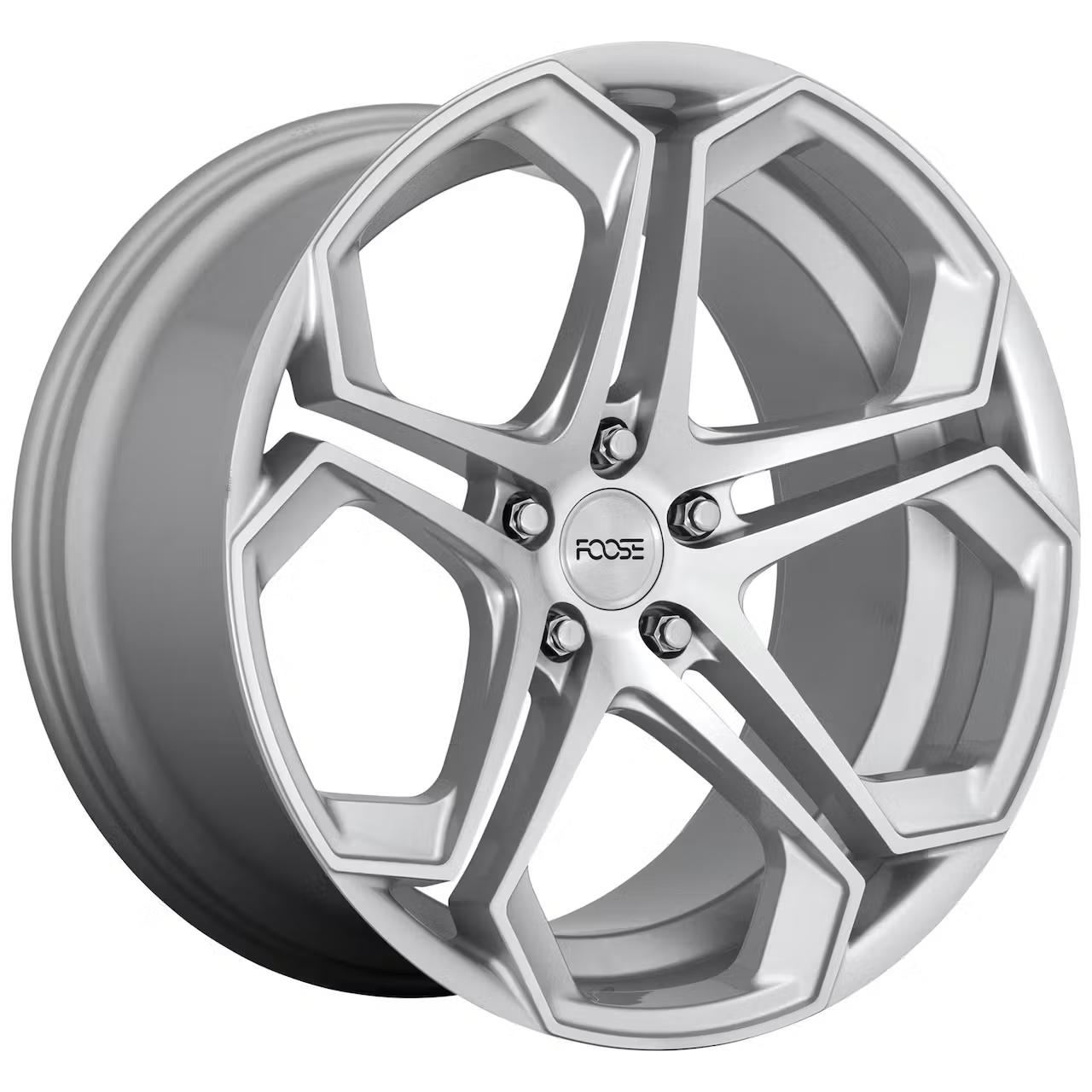 . Foose Wheels F170200565+40 Impala Wheel, 20x10.5, Silver Machined