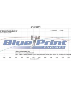 Alternative view of BluePrint BP38318CTF1 383CI Stroker Crate Engine, Fully Dressed