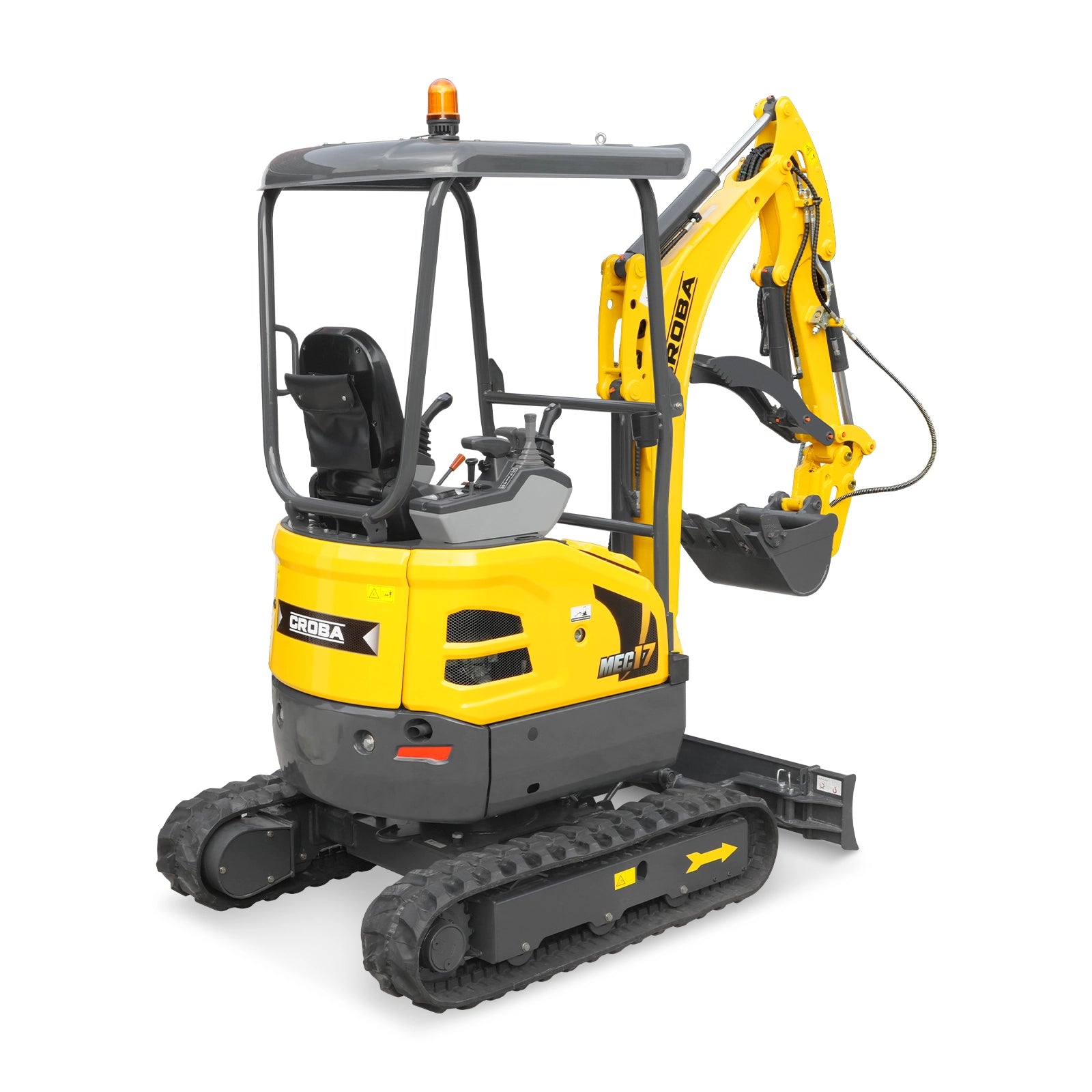 Mini Compact Excavator Kubota D902 Engine, 95" Max. Digging Depth, 1.7 Ton, 4190 LBS Operating Weight, MEC17PRO - Image 20