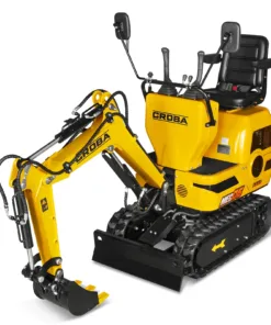 Alternative view of Mini Compact Excavator Loncin 300cc 9hp Engine, 43.3" Max. Digging Depth, 0.6Ton, 1345 LBS Operating Weight, MEC06