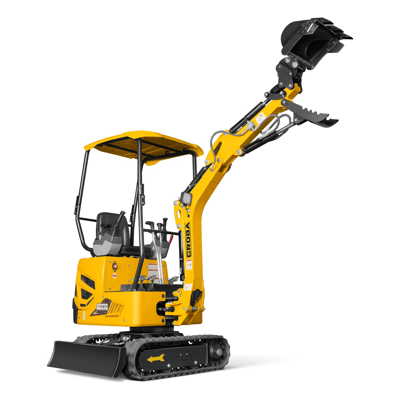 Mini Compact Excavator B&S VANGUARD 408cc 14hp Engine, 65.7" Max. Digging Depth, 1 Ton, 2370 LBS Operating Weight, MEC10 - Image 19