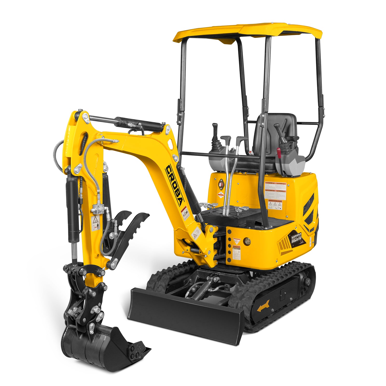 Mini Compact Excavator B&S VANGUARD 408cc 14hp Engine, 65.7" Max. Digging Depth, 1 Ton, 2370 LBS Operating Weight, MEC10 - Image 20