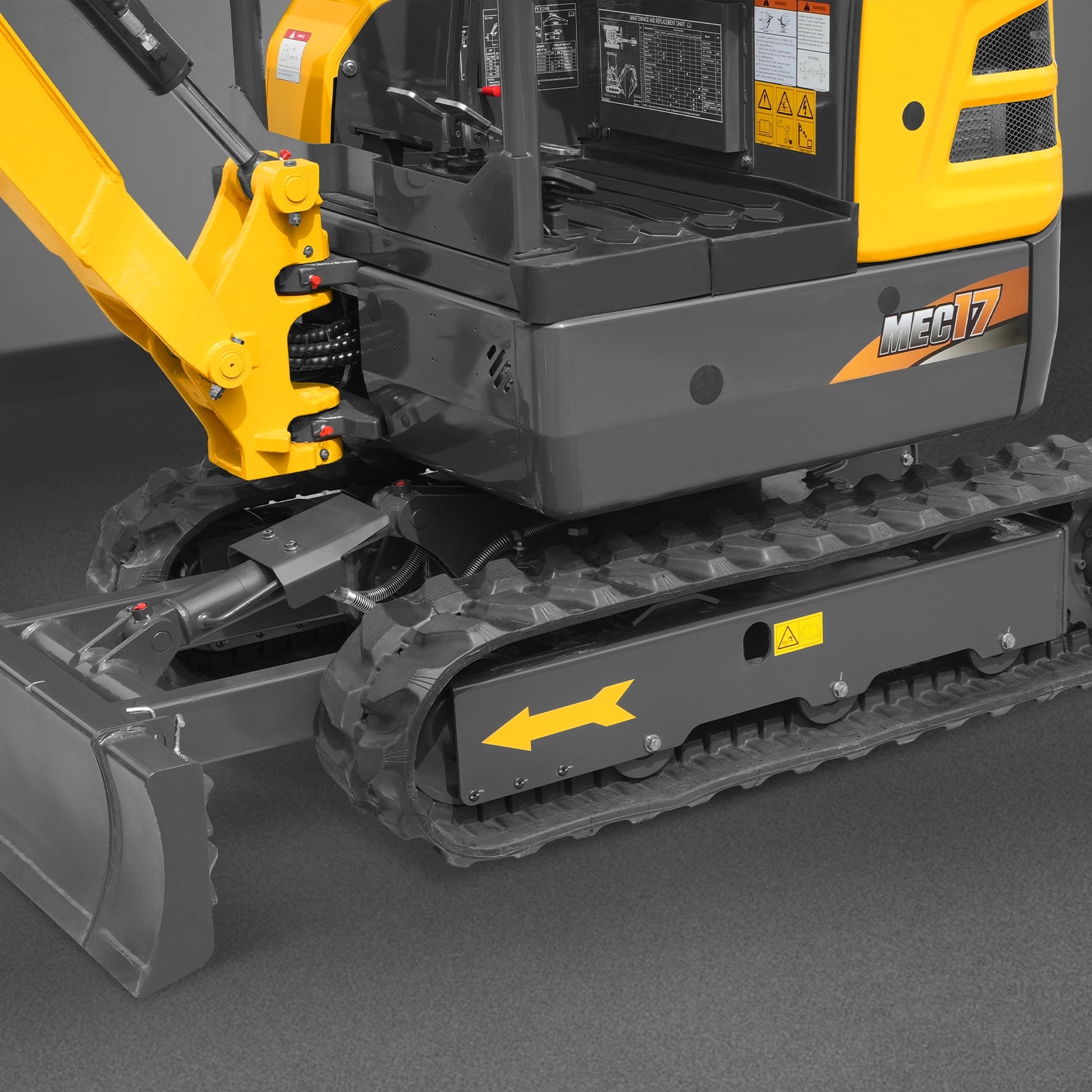 Mini Compact Excavator Kubota D902 Engine, 95" Max. Digging Depth, 1.7 Ton, 4190 LBS Operating Weight, MEC17PRO - Image 11