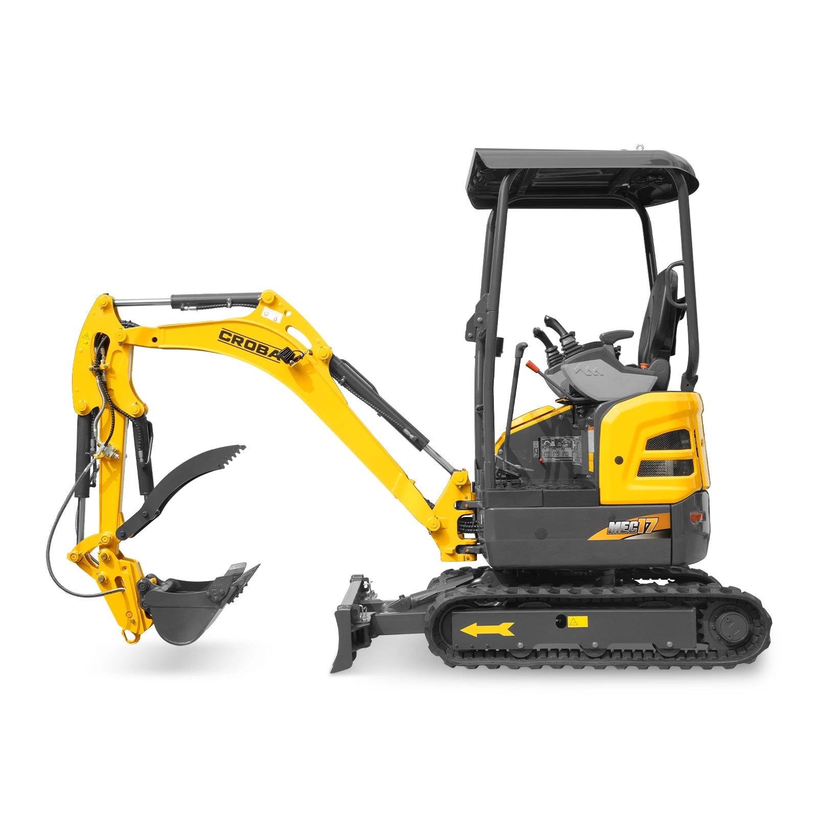 Mini Compact Excavator Kubota D902 Engine, 95" Max. Digging Depth, 1.7 Ton, 4190 LBS Operating Weight, MEC17PRO - Image 13
